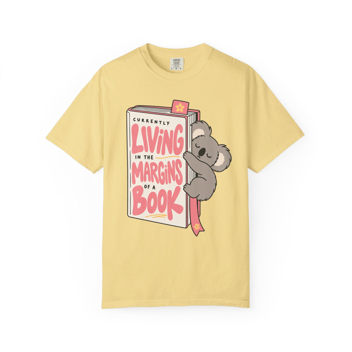 Currently Living In The Margins Of A Book T-shirt