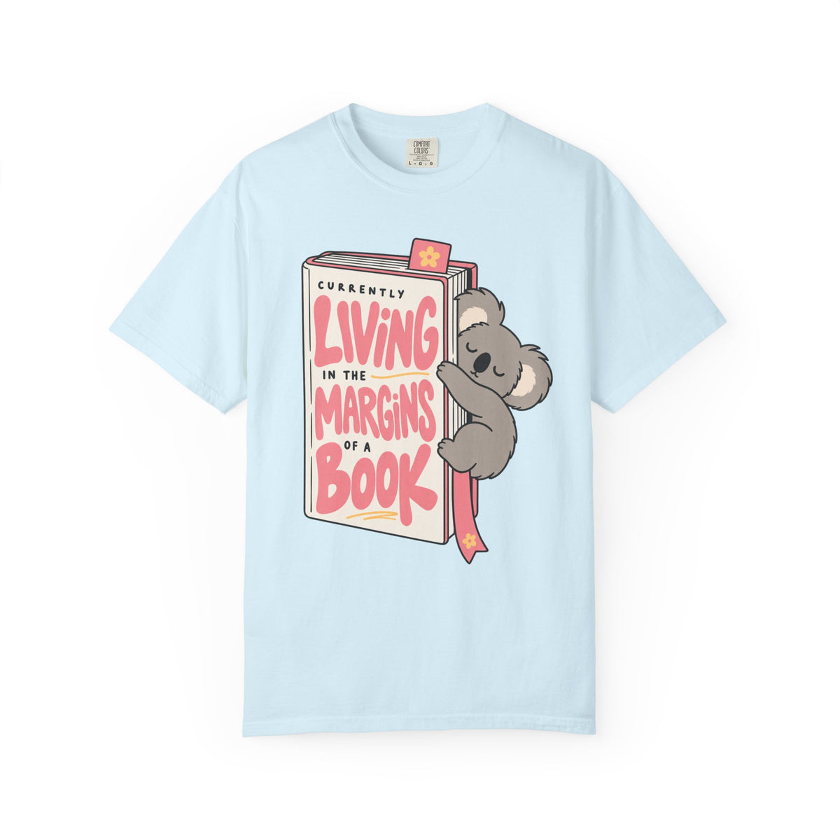 Currently Living In The Margins Of A Book T-shirt