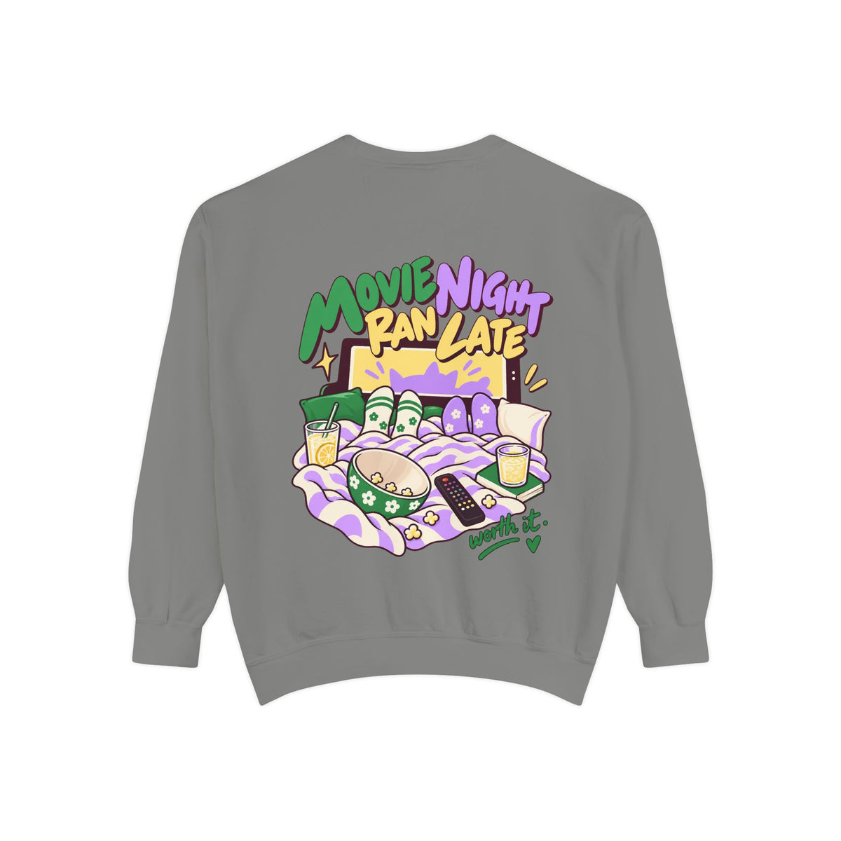 Movie Night Ran Late Sweatshirt