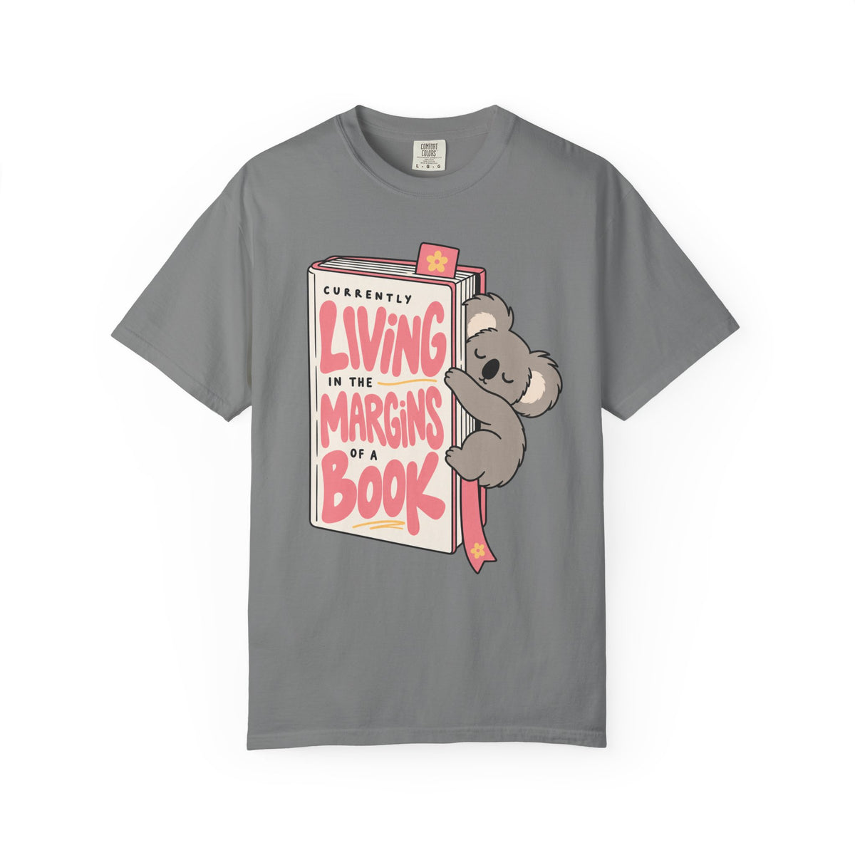 Currently Living In The Margins Of A Book T-shirt