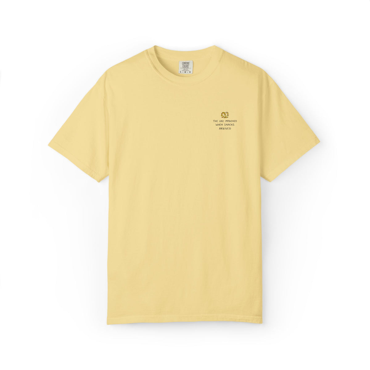 The Day Improved When Snacks Arrived T-shirt