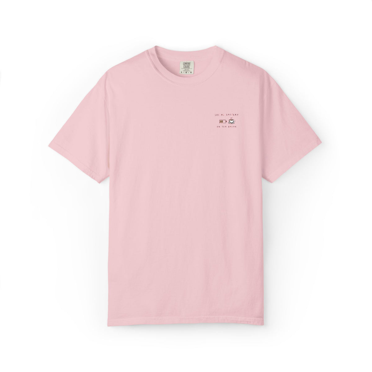 Social Battery On Tea Break T-shirt