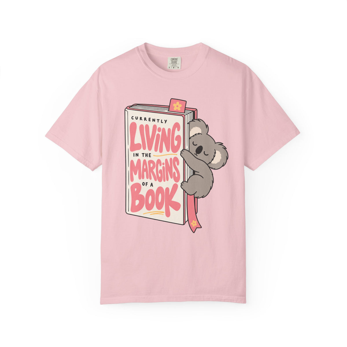 Currently Living In The Margins Of A Book T-shirt